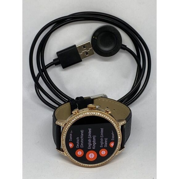 Fossil Gen 4 Authentic Digital Dial Smart Watch Custom Band FTW6015 LT312 - Picture 7 of 12